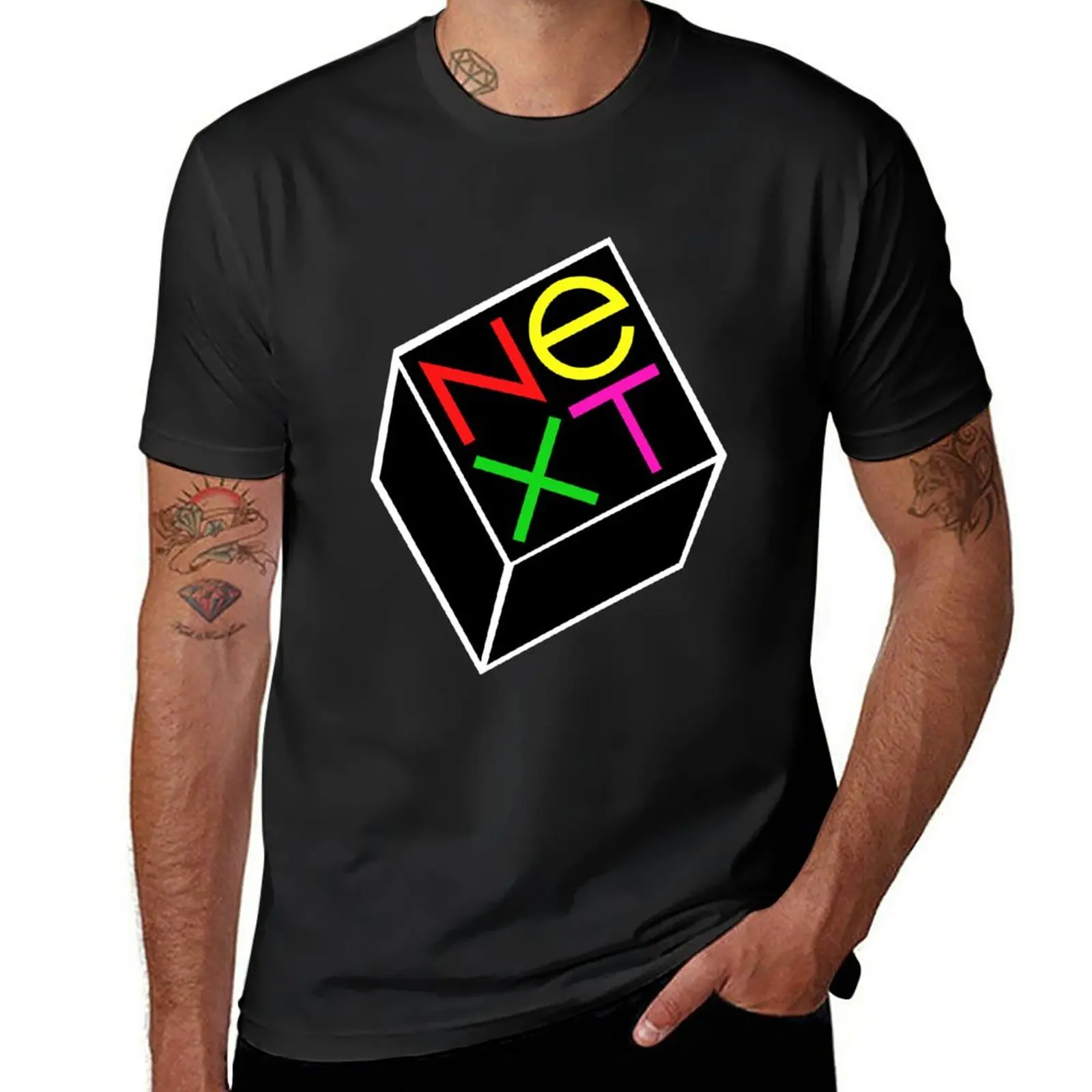 Summer Clothing Next - NEXT Computing Steve Jobs Logo T-Shirt