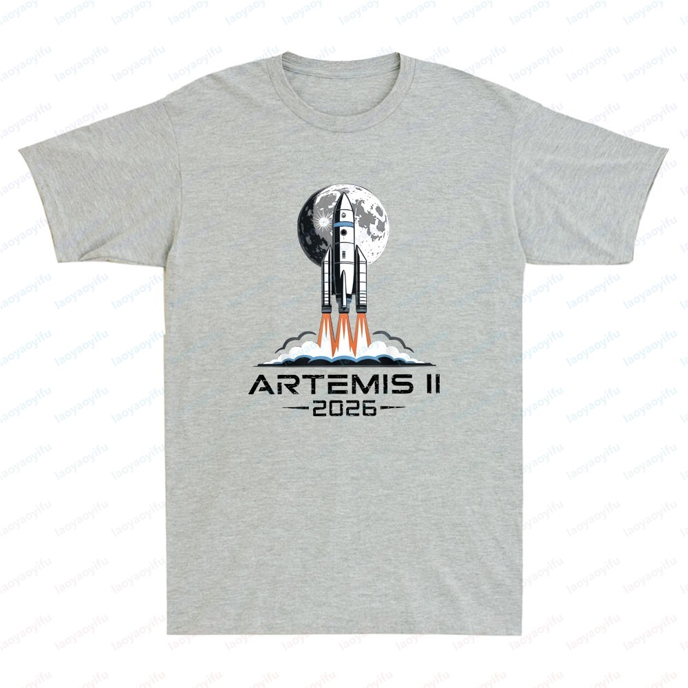 2026 Moon Rocket Graphic Tee F - Summer Clothing Trends For Men 2026 ulasan dan harga