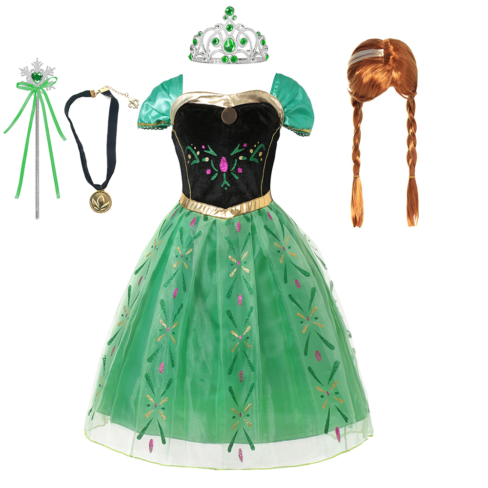 Anna Costume For Kids Girl Fan - Summer Kids Clothing ulasan dan harga
