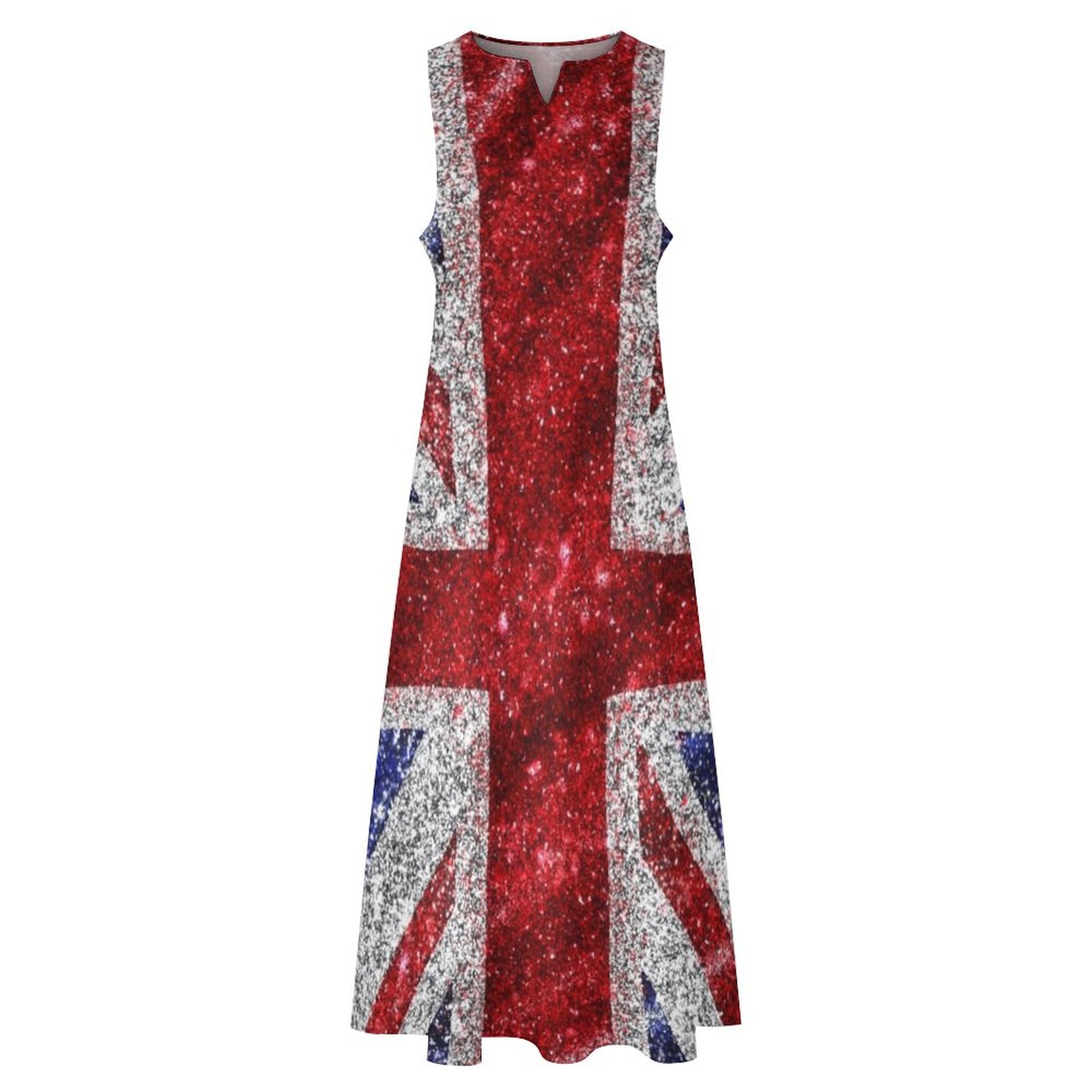 Faux Glitter Union Jack Flag U - Womens Summer Clothing Uk ulasan dan harga