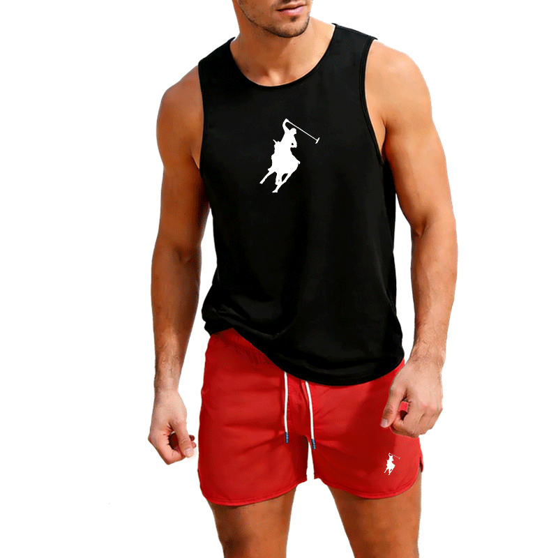 European Men Summer Vest and S - Summer Clothing Men ulasan dan harga