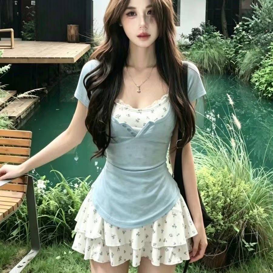 Lolita Style Japanese Sweet 2  - Summer Clothing Y2K ulasan dan harga