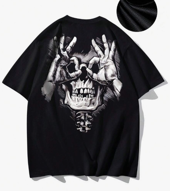 2026 Popular Men's Skull Graph - Summer Clothing Trends For Men 2026 ulasan dan harga