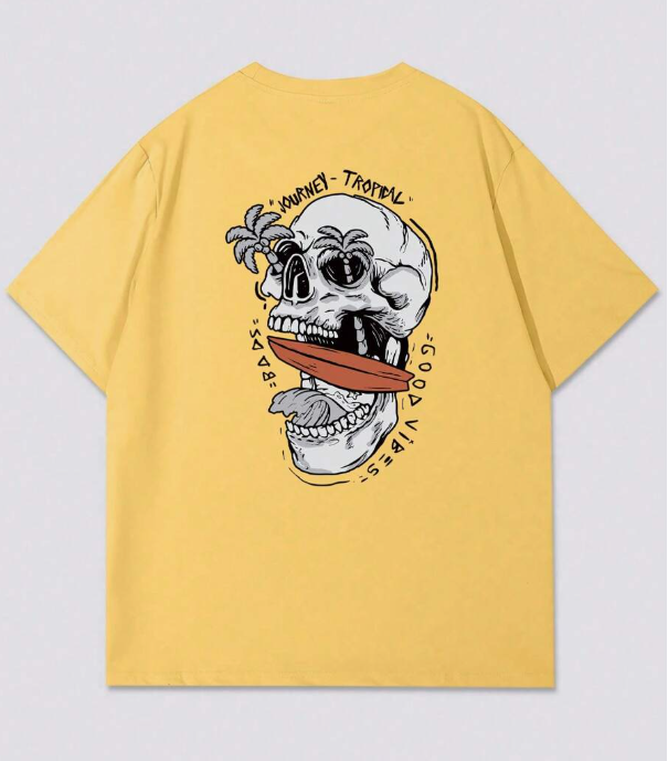 2026 Popular Men's Skull Graph - Summer Clothing Trends For Men 2026 ulasan dan harga