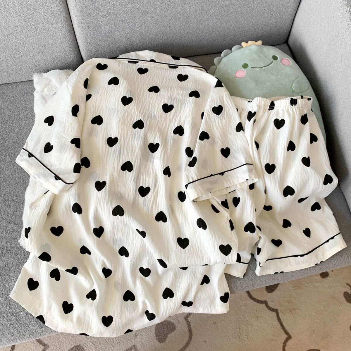 Women's Summer Thin Pajamas wi - Summer Clothing Sets Women ulasan dan harga