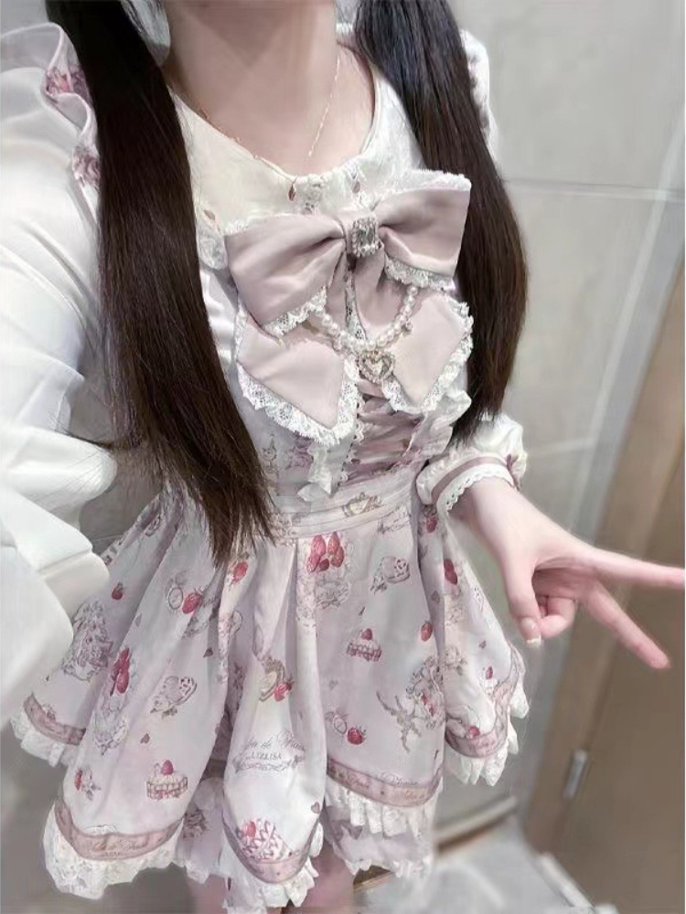 Summer Japanese Gothic Y2k Lol - Summer Clothing Y2K ulasan dan harga