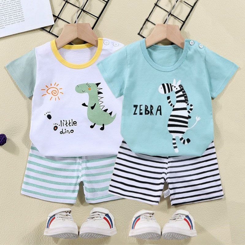 Cotton Tees+Shorts 2-piece Tra - Summer Clothing Toddler ulasan dan harga