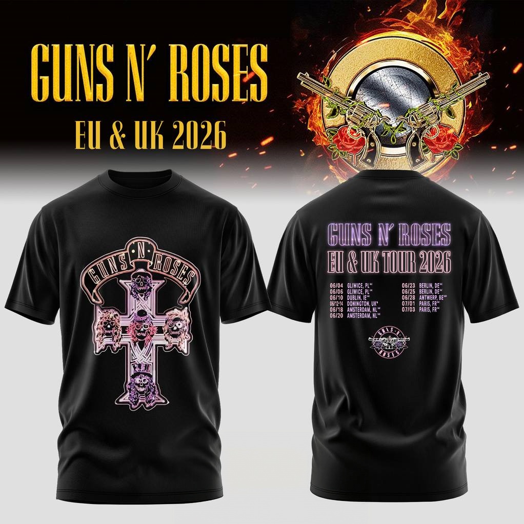 Guns N Roses EU & UK TOUR 2026 - Womens Summer Clothing Uk ulasan dan harga