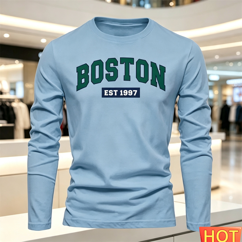 Autumn Summer Men's long sleev - Summer Clothing Y2K ulasan dan harga