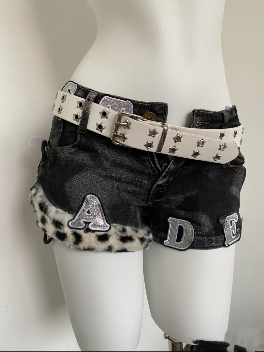 Y2k Embroidered Patch Denim Sh - Summer Clothing Y2K ulasan dan harga