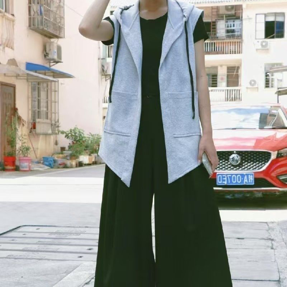 XS-5XL Mens Pocket Hooded Vest - Summer Clothing Trends For Men 2026 ulasan dan harga