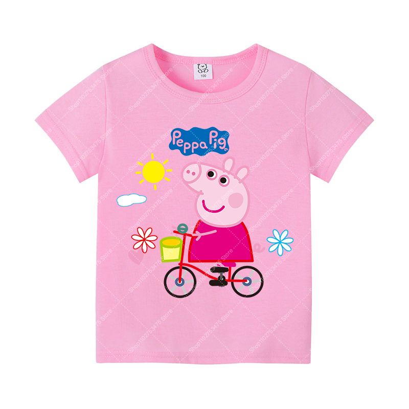 Kids Girl Cute Cotton T-shirt  - Summer Kids Clothing ulasan dan harga