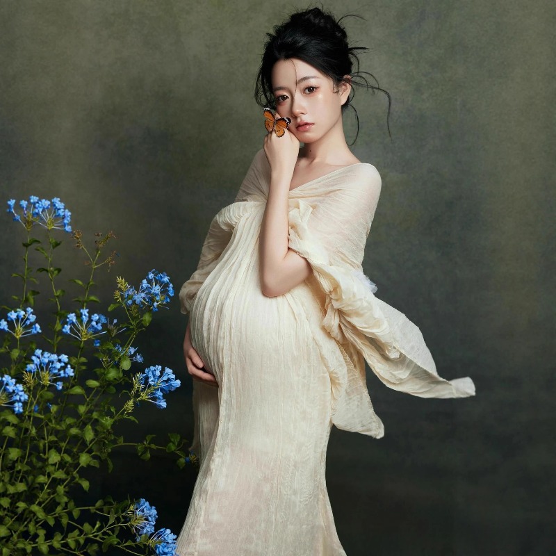 Women Maternity Dress for Phot - Summer Clothing For Greece ulasan dan harga