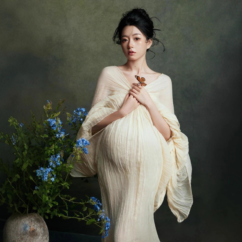 Women Maternity Dress for Phot - Summer Clothing For Greece ulasan dan harga