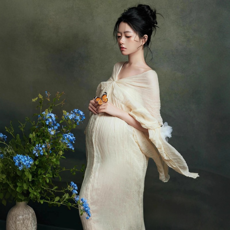 Women Maternity Dress for Phot - Summer Clothing For Greece ulasan dan harga