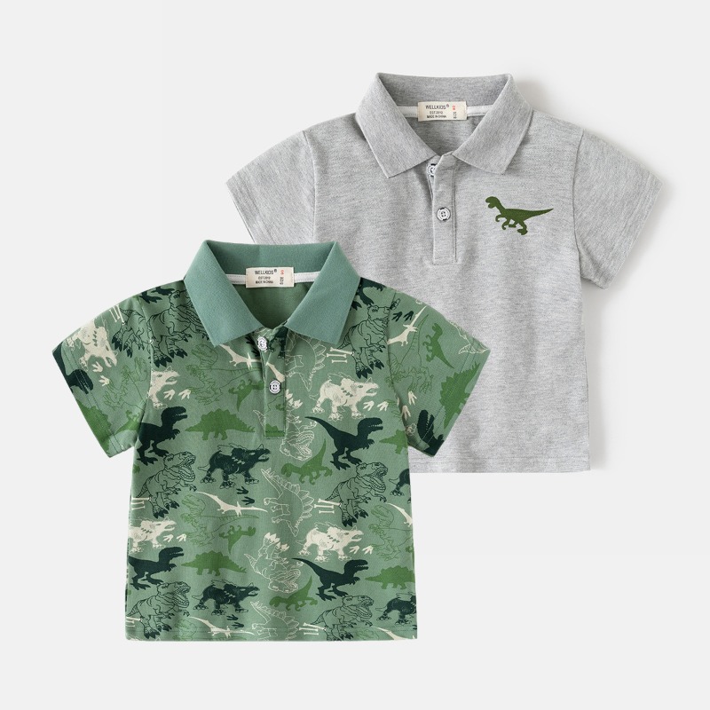 Boys Summer Short Sleeve Polo  - Summer Clothing Toddler ulasan dan harga