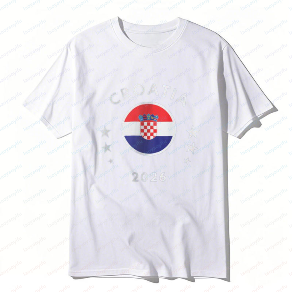 Croatia 2026 Tee Croatia Flag  - Summer Clothing Trends For Men 2026 ulasan dan harga