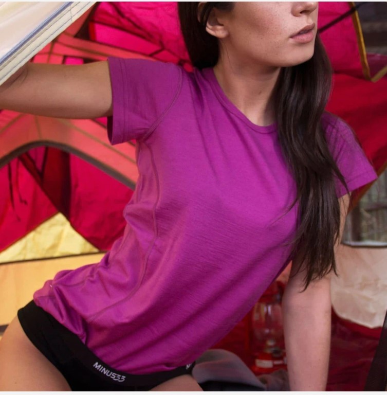 Women's merino wool T shirt sh - Summer Clothing Next ulasan dan harga