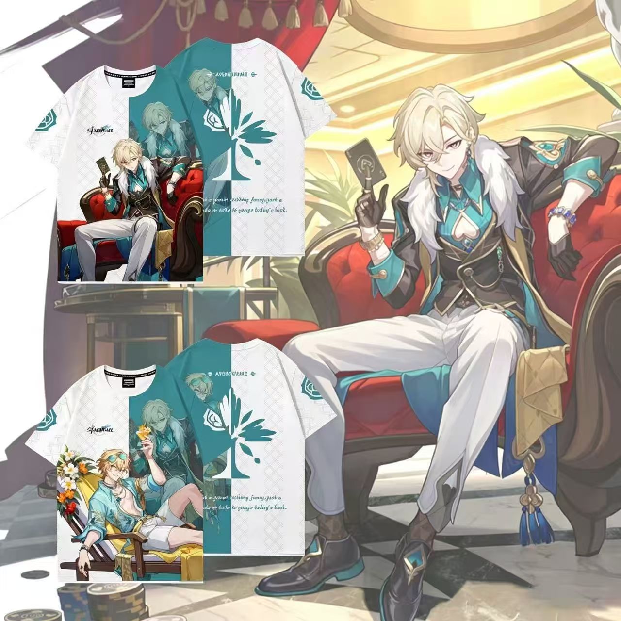 Games Honkai Star Rail T-shirt - Summer Games Clothing ulasan dan harga