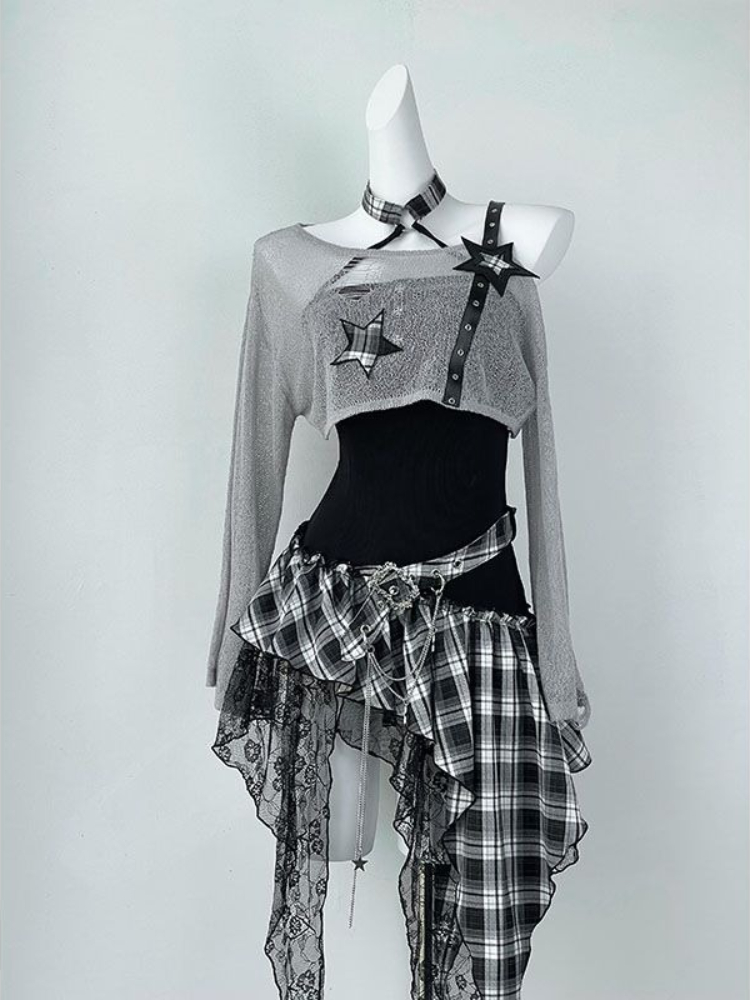 2000s Y2K Spicy Girl Design Ir - Summer Clothing Y2K ulasan dan harga