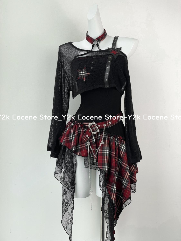 2000s Y2K Spicy Girl Design Ir - Summer Clothing Y2K ulasan dan harga
