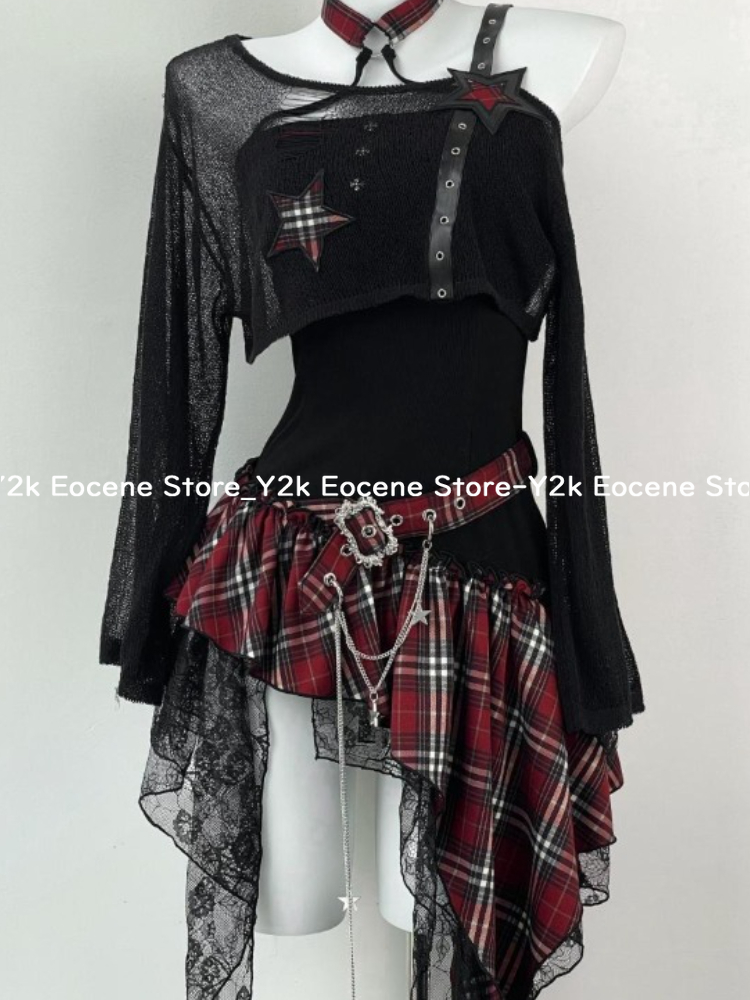 2000s Y2K Spicy Girl Design Ir - Summer Clothing Y2K ulasan dan harga