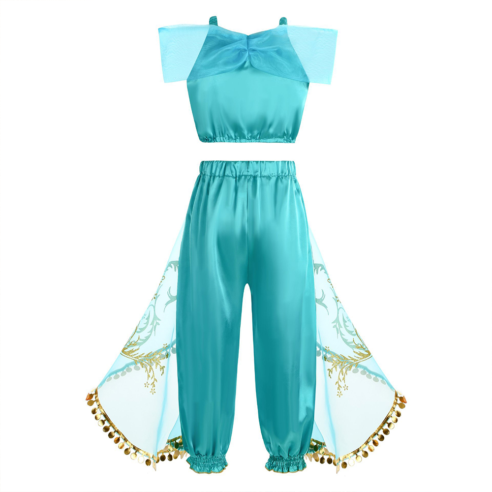 Girls Jasmine Fantasy Costume  - Summer Kids Clothing ulasan dan harga