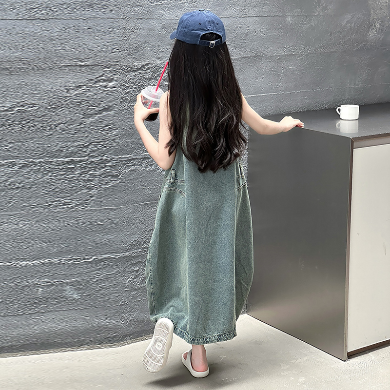 Vintage Blue Children Girls Hi - Summer Kids Clothing ulasan dan harga