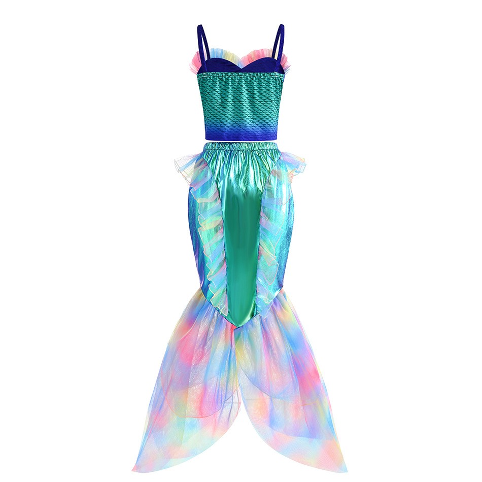 Disney Mermaid Dress Up Costum - Summer Kids Clothing ulasan dan harga