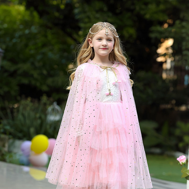 Girls Princess Cape Children C - Summer Kids Clothing ulasan dan harga