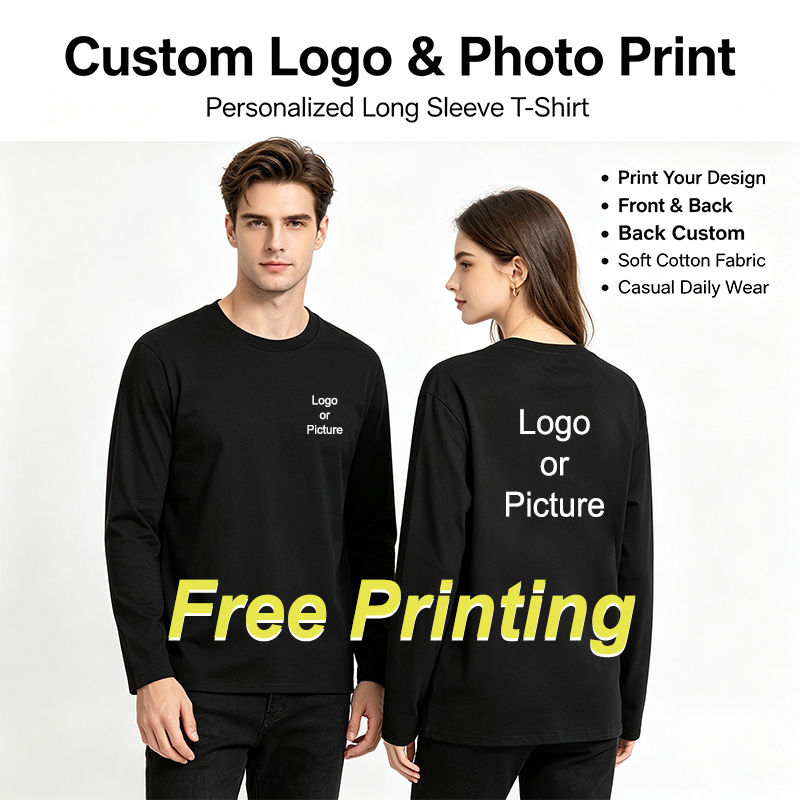 Customized Cotton Long Sleeve  - Summer Clothing Men ulasan dan harga