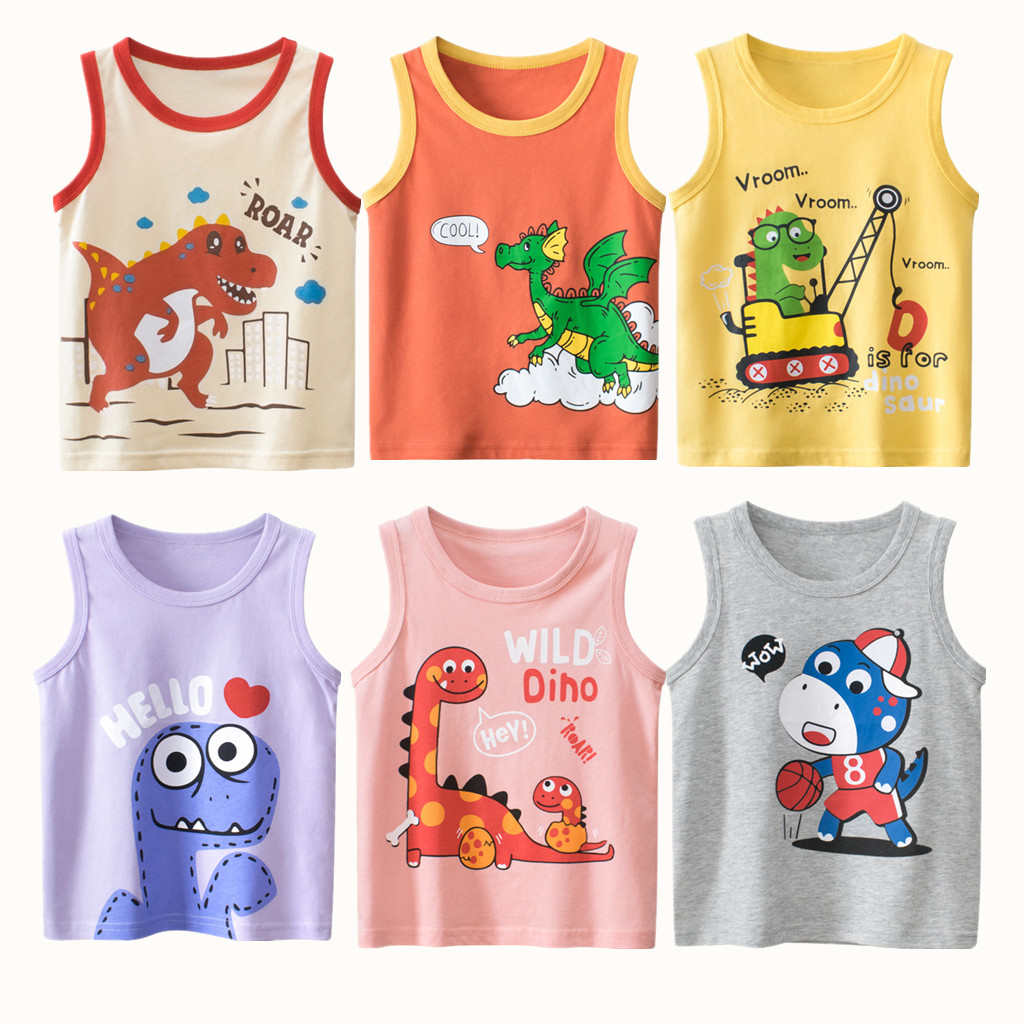 2023 Summe Children Vests for  - Summer Clothing Toddler ulasan dan harga