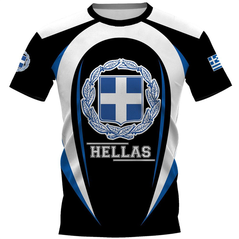 Hellas Totem Greece Emblem Gra - Summer Clothing For Greece ulasan dan harga