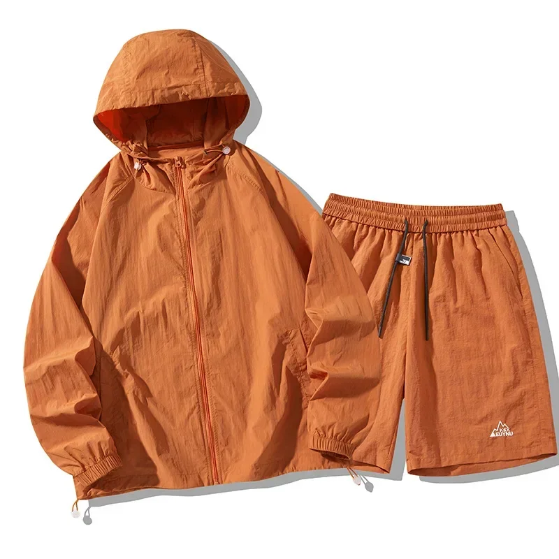 Ice Silk Outdoor Sun Protectio - Summer Clothing Sets Women ulasan dan harga