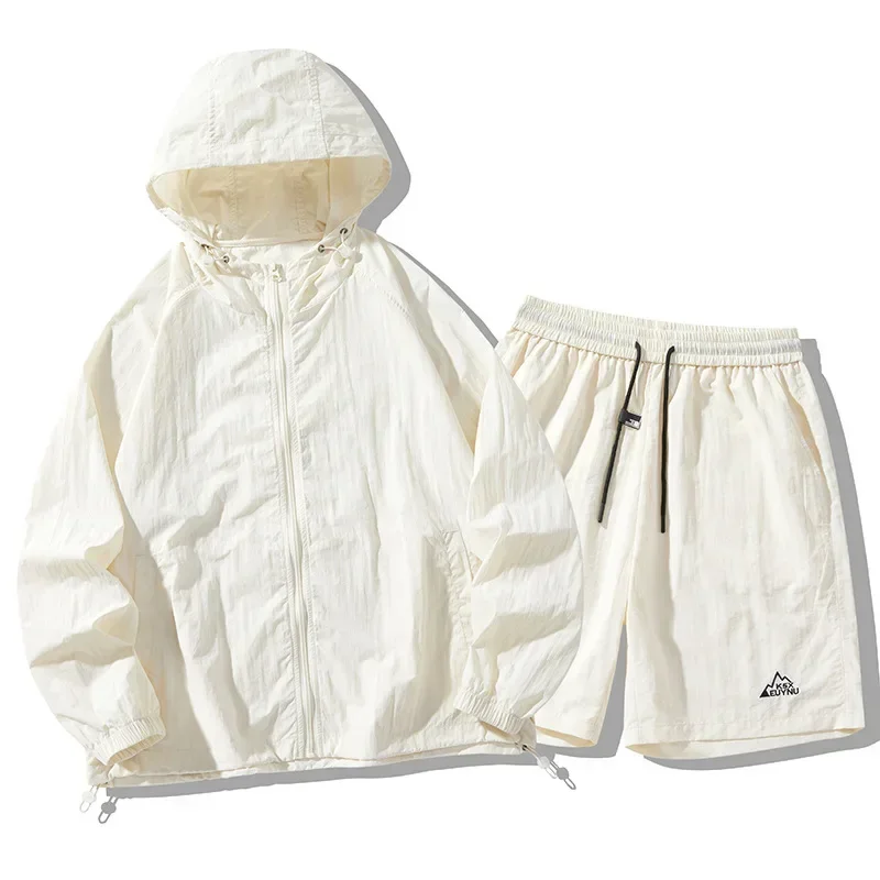 Ice Silk Outdoor Sun Protectio - Summer Clothing Sets Women ulasan dan harga